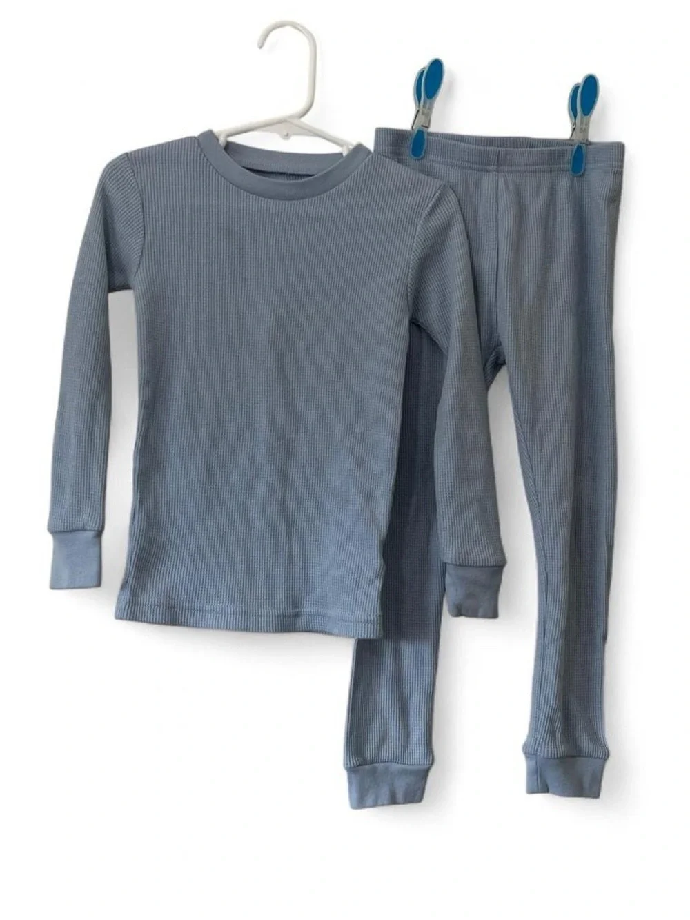 Toddler Unisex 4T Minimalist Waffle Knit Carter’s 2 Piece Lounge Set 4T Pajamas